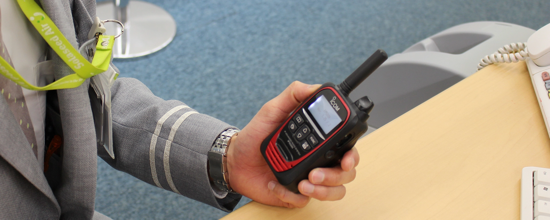 IP無線機の導入事例 航空会社 ソラシドエア様