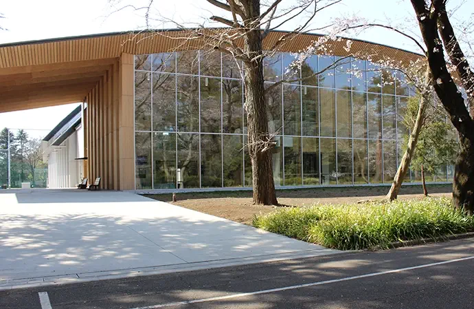 導入事例 学内の高木や建物