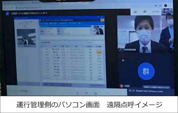遠隔点呼 メリット 非接触x非対面