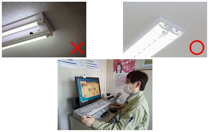 遠隔点呼 要件 照明の明るさ