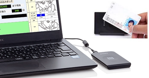 IT点呼システム アルコガーディアンネット IC免許証リーダー