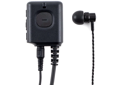 4ボタンコントロールマイク(MKI-P1S1)+遮音イヤホン穴あき耳栓付き(MKI-E2)セット