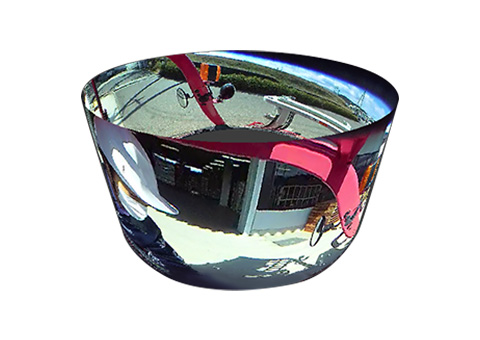 フォークリフト専用ドライブレコーダー fdr-810 カメラ映像 リング型表示