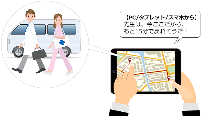 アイコム IP無線 IP200H 位置情報表示