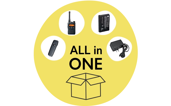 スタンダード モトローラ デジタル簡易無線機 VXD1S・VXD1 オールインワンセット