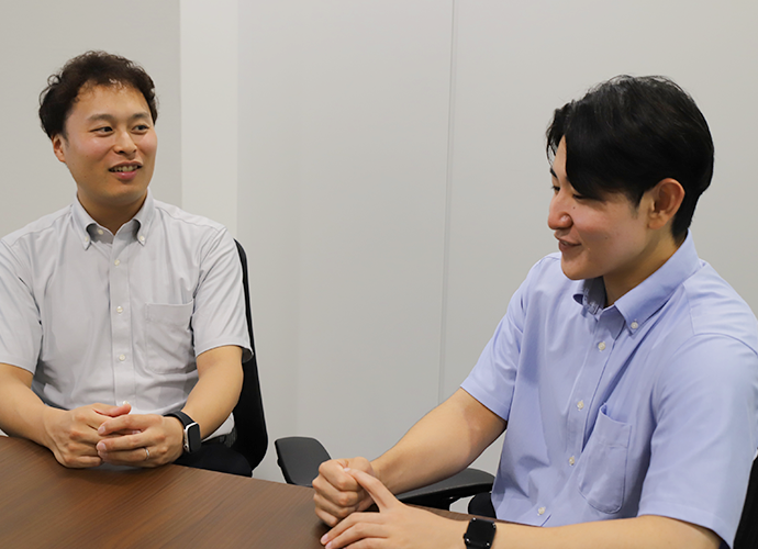 上司x部下インタビュー 営業部