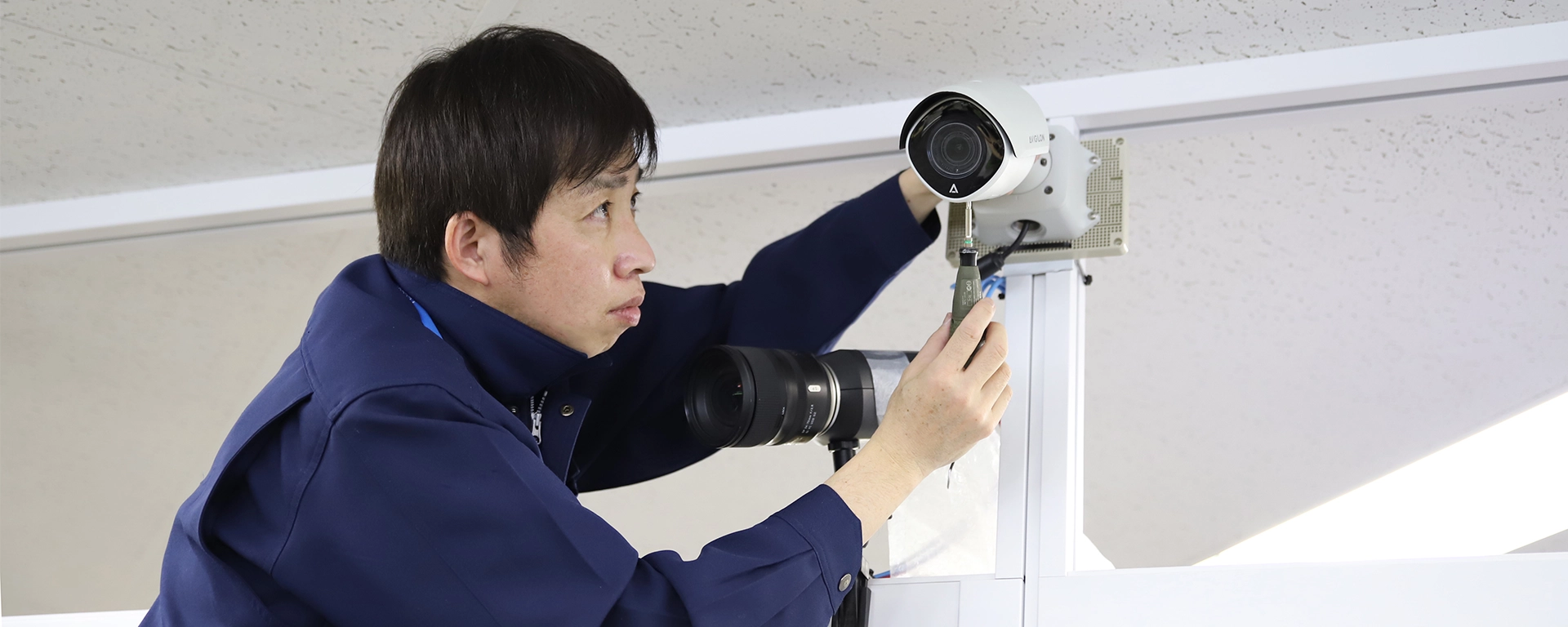 監視カメラもテレコム